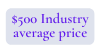 500 Industry average price