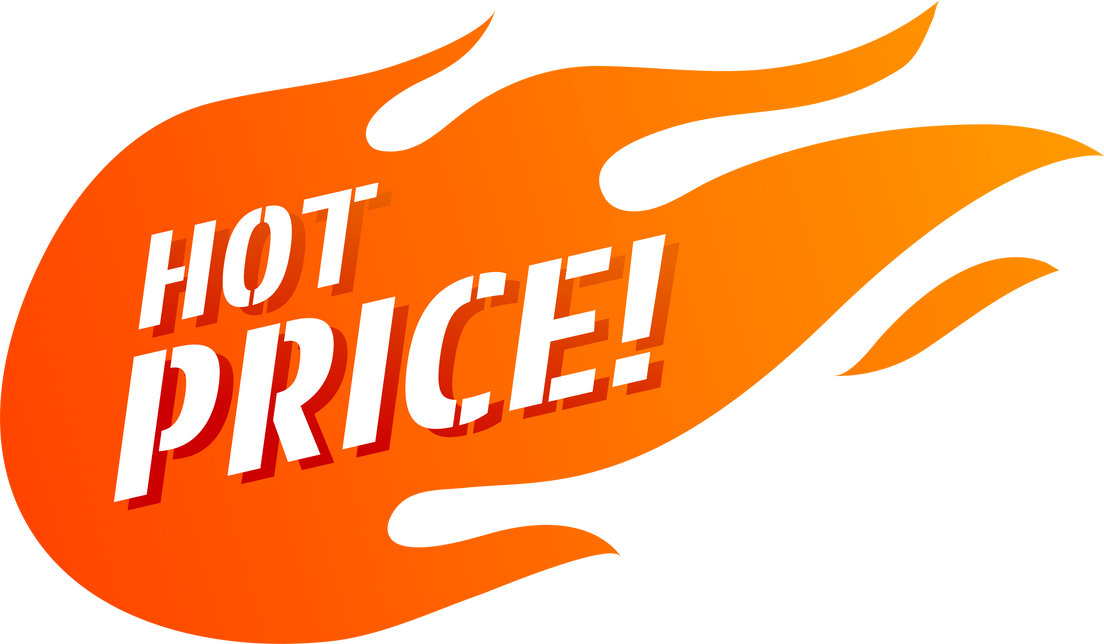 Hot price fire sign, promotion fire banner, price tag, hot s